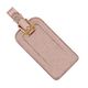 Personalized Metallic Leather Luggage Tags Image 2 of 3